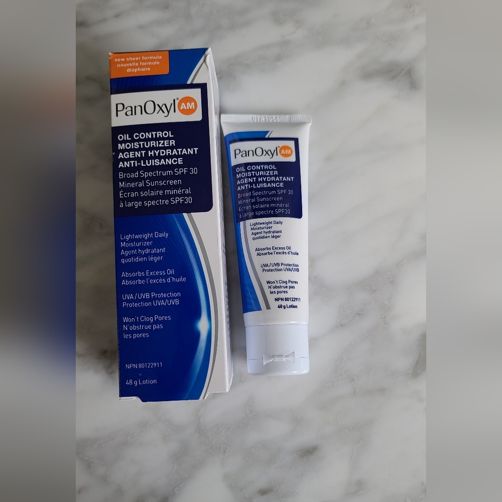 PanOxyl AM SPF moisturizer